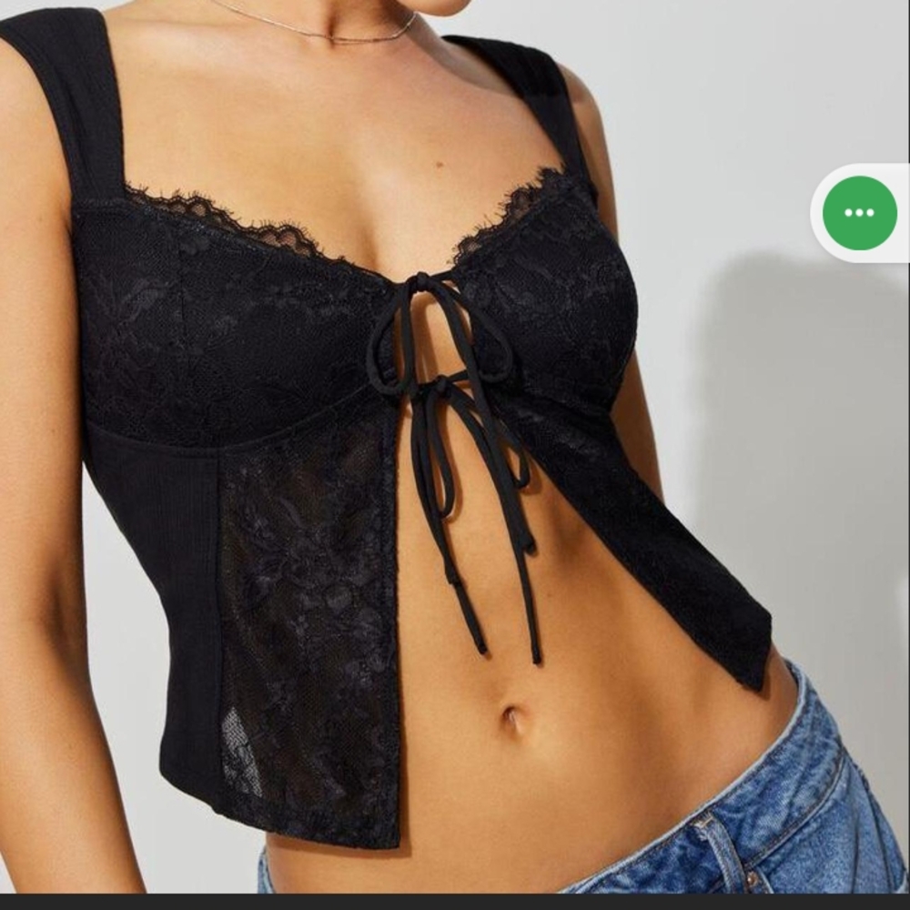 No Boundaries Black Knit Top